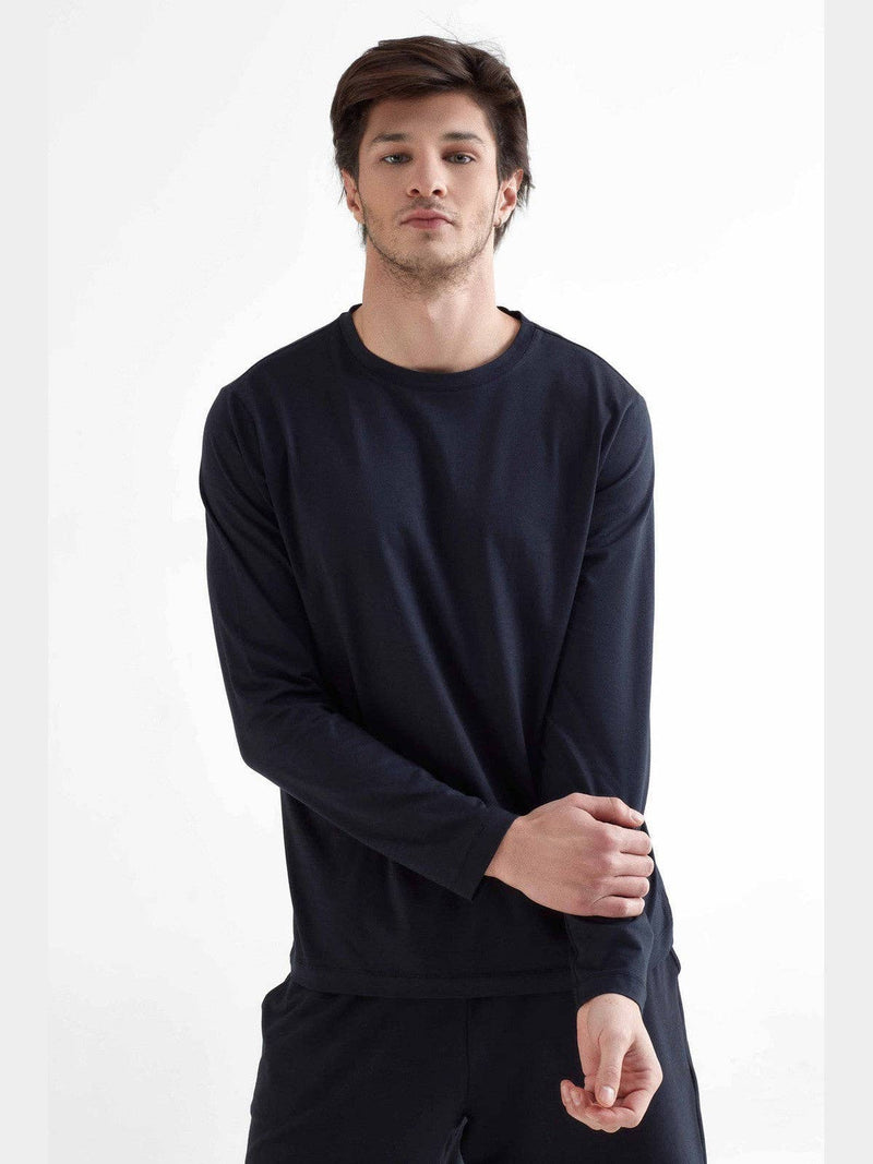 Organic Cotton & Modal Long Sleeve T-shirt: Mens