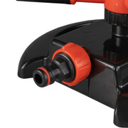 Cost Wise 3-Arm Adjustable Rotating Lawn Sprinkler Black Orange - Home & Garden > Lawn & Garden > Watering & Irrigation > Sprinklers & Sprinkler Heads > Sprinklers Garden watering