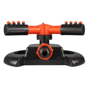 Cost Wise 3-Arm Adjustable Rotating Lawn Sprinkler Black Orange - Home & Garden > Lawn & Garden > Watering & Irrigation > Sprinklers & Sprinkler Heads > Sprinklers Garden watering