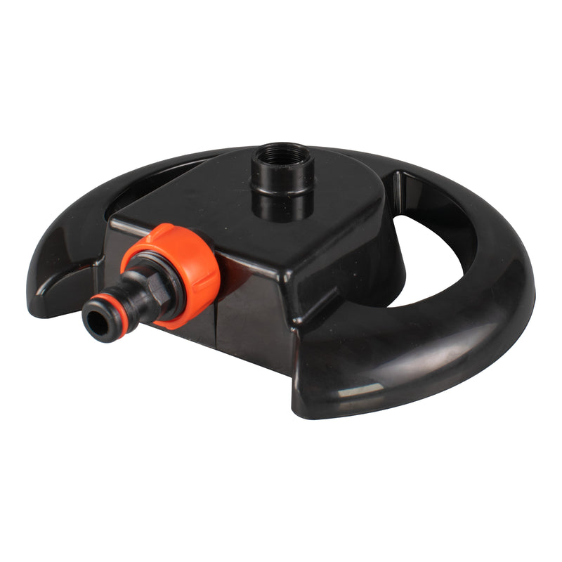 Cost Wise 3-Arm Adjustable Rotating Lawn Sprinkler Black Orange - Home & Garden > Lawn & Garden > Watering & Irrigation > Sprinklers & Sprinkler Heads > Sprinklers Garden watering