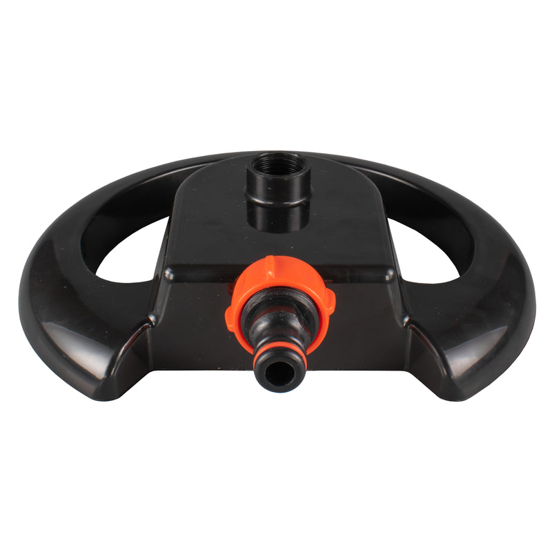 Cost Wise 3-Arm Adjustable Rotating Lawn Sprinkler Black Orange - Home & Garden > Lawn & Garden > Watering & Irrigation > Sprinklers & Sprinkler Heads > Sprinklers Garden watering