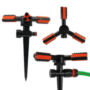 3 Arm Rotary Lawn Sprinkler on Spike - Eco Line - Home & Garden > Lawn & Garden > Watering & Irrigation > Sprinklers & Sprinkler Heads > Sprinklers Garden watering