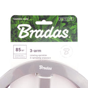Bradas 3-Arm Revolving Sprinkler White Line - Home & Garden > Lawn & Garden > Watering & Irrigation > Sprinklers & Sprinkler Heads > Sprinklers Garden watering