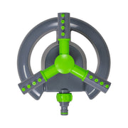 Cost Wise 3-Arm Adjustable Rotating Lawn Sprinkler Green Grey - Home & Garden > Lawn & Garden > Watering & Irrigation > Sprinklers & Sprinkler Heads > Sprinklers Garden watering