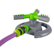 Cost Wise 3-Arm Adjustable Rotating Lawn Sprinkler Green Grey - Home & Garden > Lawn & Garden > Watering & Irrigation > Sprinklers & Sprinkler Heads > Sprinklers Garden watering