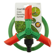 Cost Wise 3-Arm Revolving Sprinkler - Home & Garden > Lawn & Garden > Watering & Irrigation > Sprinklers & Sprinkler Heads > Sprinklers Garden watering