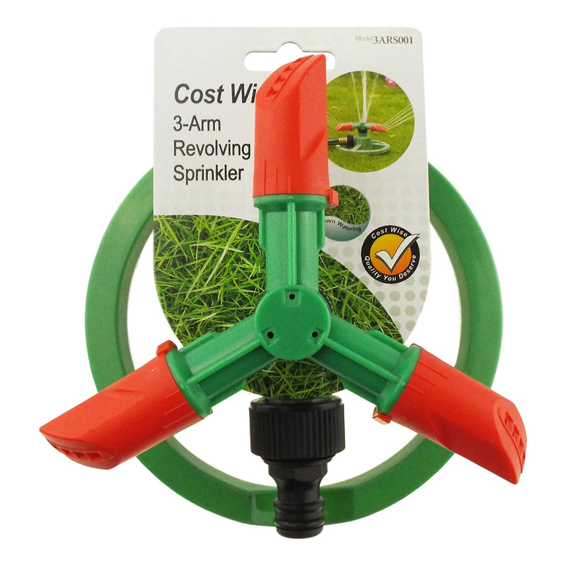 Cost Wise 3-Arm Revolving Sprinkler - Home & Garden > Lawn & Garden > Watering & Irrigation > Sprinklers & Sprinkler Heads > Sprinklers Garden watering