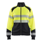 Blaklader 3508 Women's Hi-Vis Full Zip Sweatshirt - WOMENS HI-VIS CLOTHING