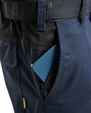 Blaklader 1448 Industry Stretch Kneepad Trousers Dark Navy/Black - KNEE PAD TROUSERS