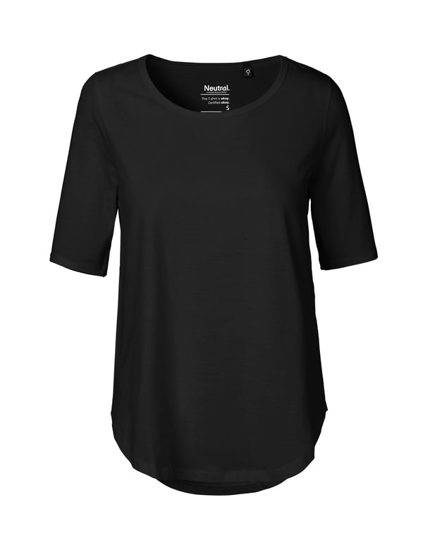 Fairtrade Organic Half Sleeve T-shirt: Womens