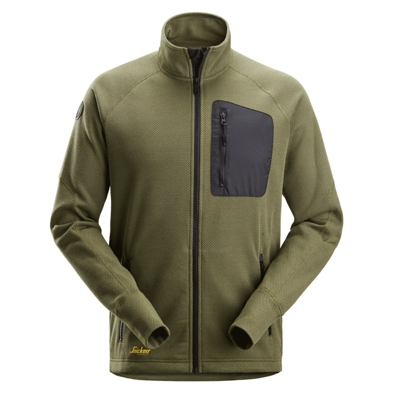 Snickers 8042 FlexiWork, Fleece Work Jacket Various Colours - FLEECE CLOTHING