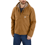 Carhartt 104392 Relaxed Fit Washed Duck Sherpa Lined Jacket - JACKETS & COATS