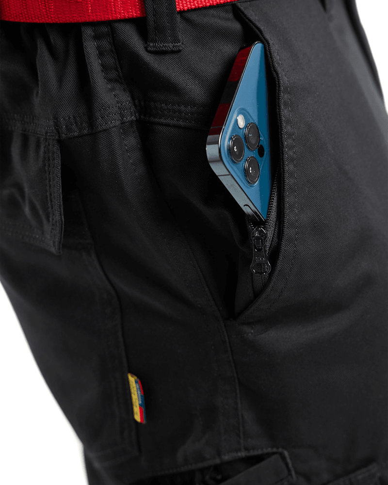 Blaklader 1448 Industry Stretch Kneepad Trousers Black - KNEE PAD TROUSERS