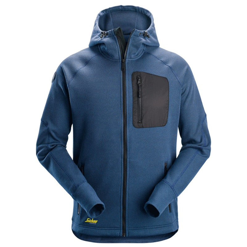 Snickers 8041 FlexiWork, Fleece Hoodie Various Colours - FLEECE CLOTHING