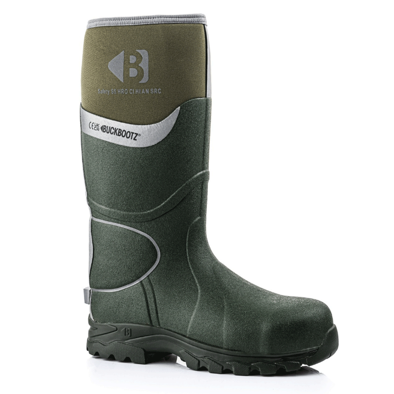 Buckler BBZ8000 S5 360° High Visibility Neoprene / Rubber Safety Wellington Boot with Ankle Protection - WELLINGTON BOOTS