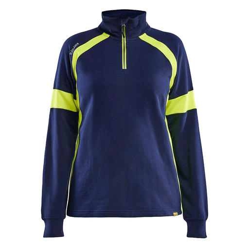 Blaklader 3566 Women's Hi-Vis Sweatshirt - WOMENS HI-VIS CLOTHING