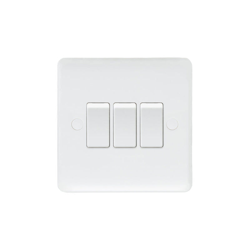 Caradok 3G 2Way 10A Switch - Caradok - The Classics - White Plastic
