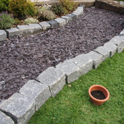 40mm Plum Slate Chippings - Home & Garden > Lawn & Garden > Gardening Chippings