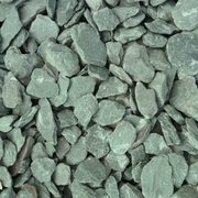 40mm Green Slate Chippings - Home & Garden > Lawn & Garden > Gardening Chippings