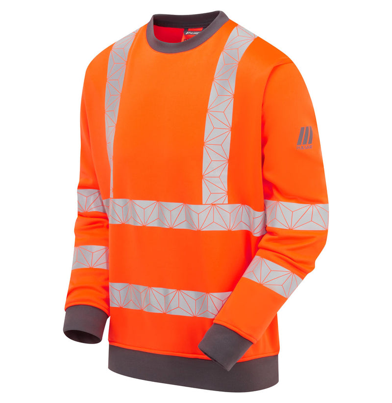 PULSAR RCT806 / RCT807 React GRS Hi-Vis Sweatshirt - Apparel & Accessories > Clothing > Activewear > Activewear Sweatshirts & Hoodies > Sweatshirts HI-VIS SWEATSHIRTS & HOODIES
