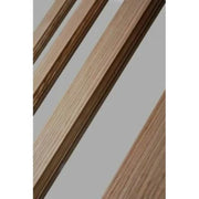 Modern 3 Panel Oak Clear Glazed Unfinished Internal Door - All Sizes - Doors