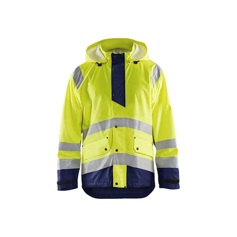Blaklader 4323 Rain Hi-Vis Waterproof Jacket Level 1 - Apparel & Accessories HI-VIS JACKETS & COATS