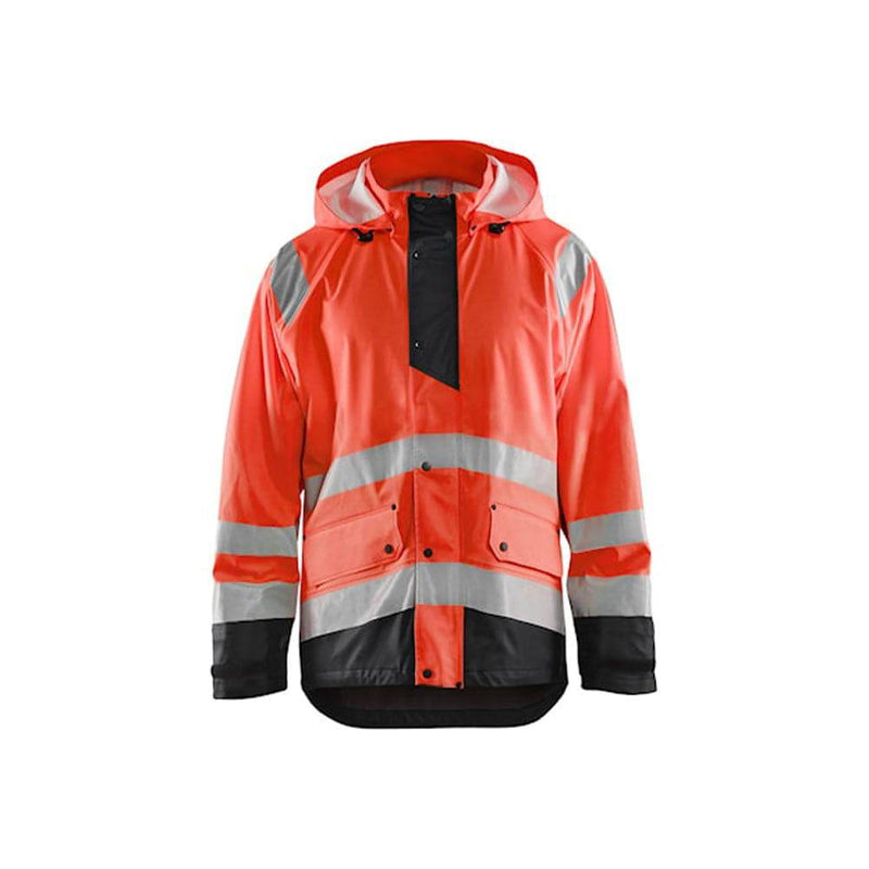 Blaklader 4323 Rain Hi-Vis Waterproof Jacket Level 1 - Apparel & Accessories HI-VIS JACKETS & COATS