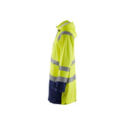 Blaklader 4324 Long Length Waterproof Rain Jacket Hi-Vis Level 1 - HI-VIS JACKETS & COATS