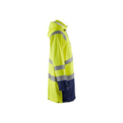 Blaklader 4324 Long Length Waterproof Rain Jacket Hi-Vis Level 1 - HI-VIS JACKETS & COATS