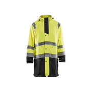 Blaklader 4324 Long Length Waterproof Rain Jacket Hi-Vis Level 1 - HI-VIS JACKETS & COATS