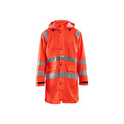 Blaklader 4324 Long Length Waterproof Rain Jacket Hi-Vis Level 1 - HI-VIS JACKETS & COATS
