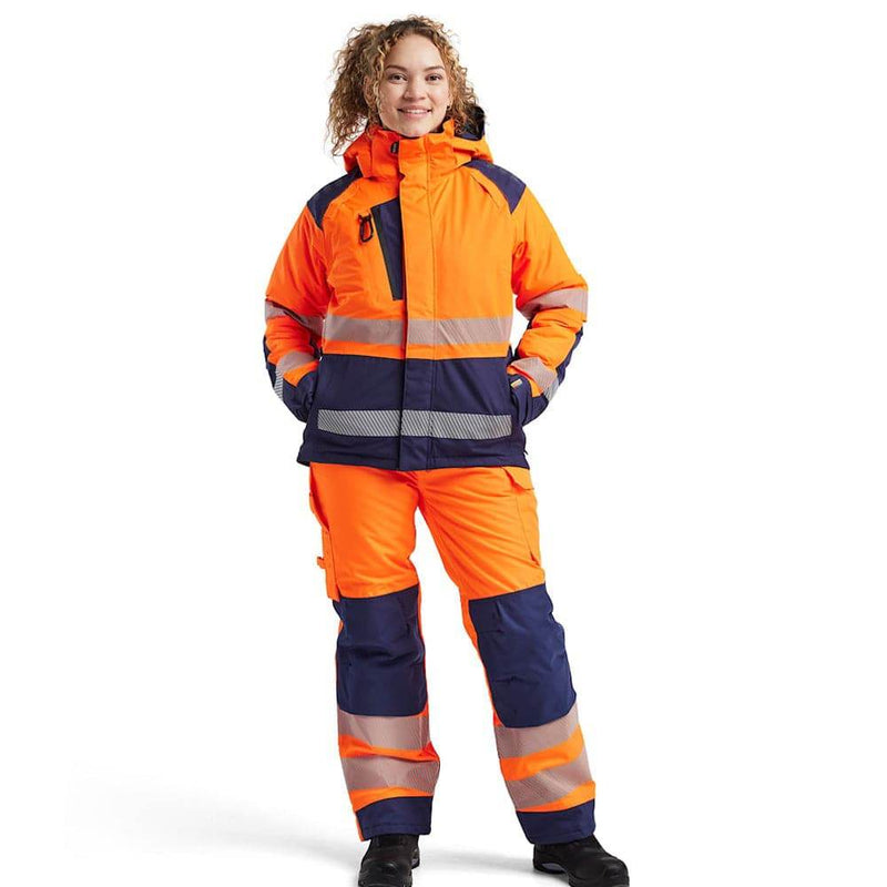 Blaklader 4456 Women's Hi-Vis Winter Jacket - WOMENS HI-VIS CLOTHING