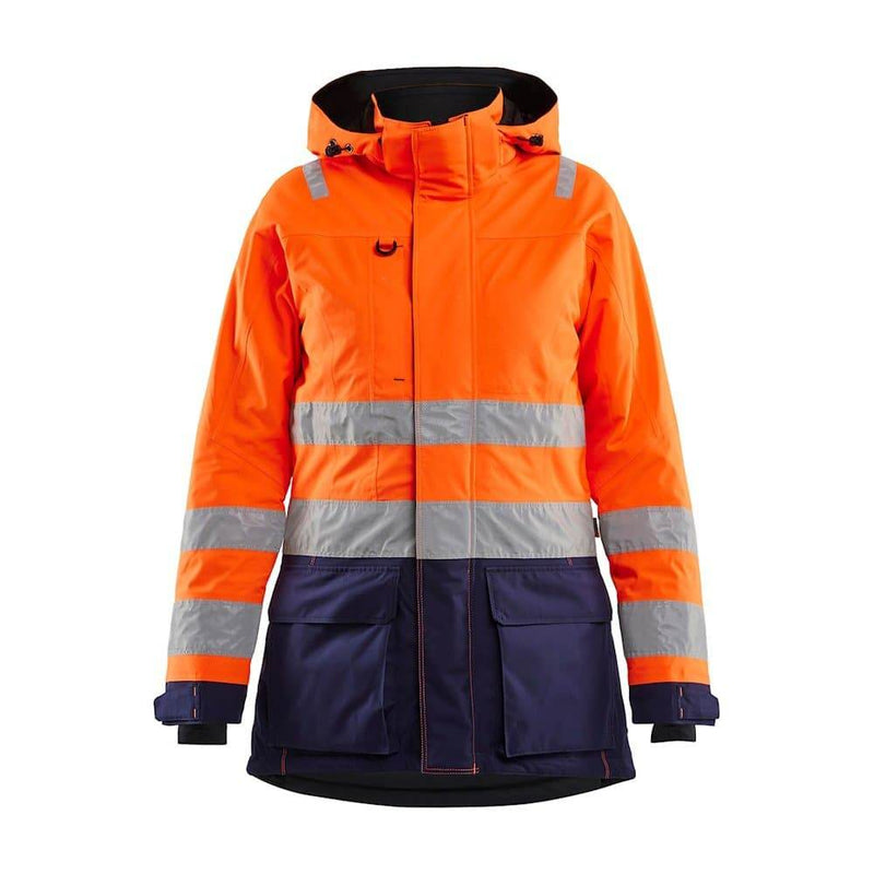 Blaklader 4472 Women's Hi-vis Winter Waterproof Parka Jacket - WOMENS HI-VIS CLOTHING