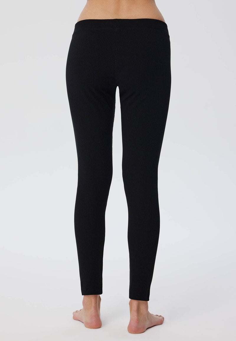 Organic Womens Ribbed Comfy Work Leggings - Sustainable Workwear Range