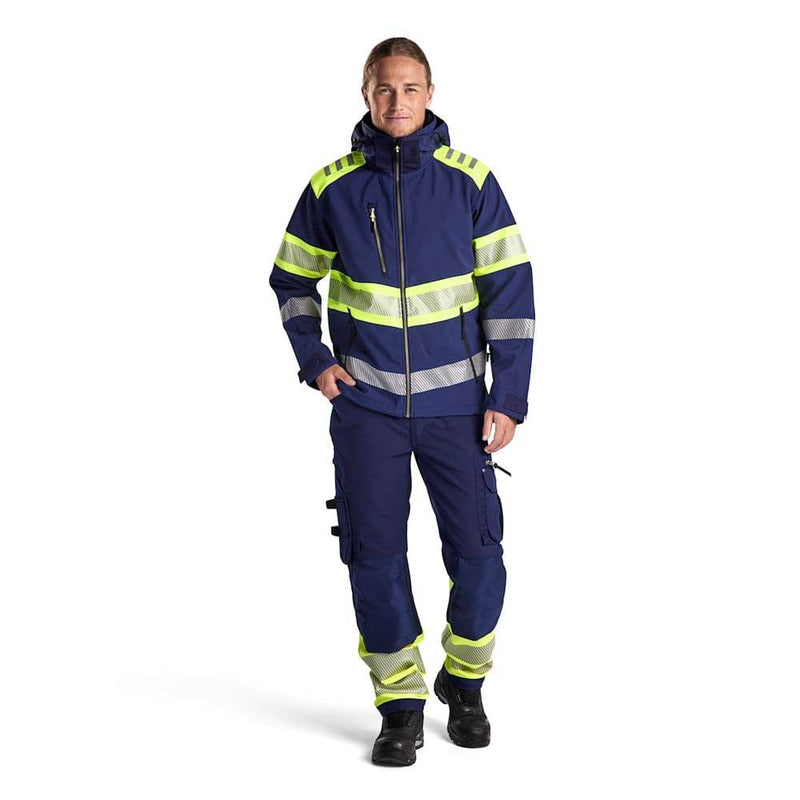 Blaklader 4494 Hi-Vis Softshell Jacket - HI-VIS JACKETS & COATS