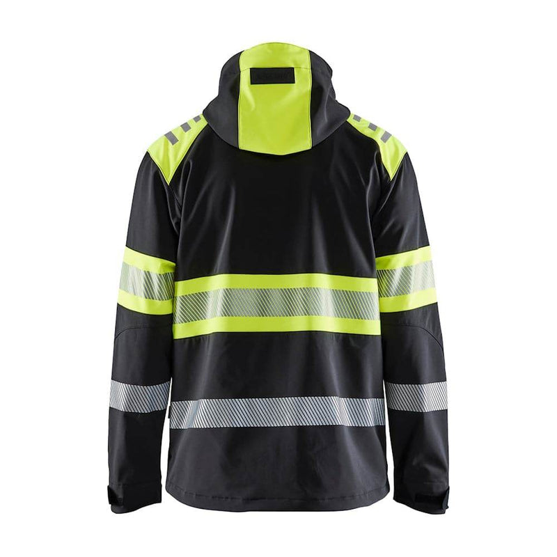 Blaklader 4494 Hi-Vis Softshell Jacket - HI-VIS JACKETS & COATS