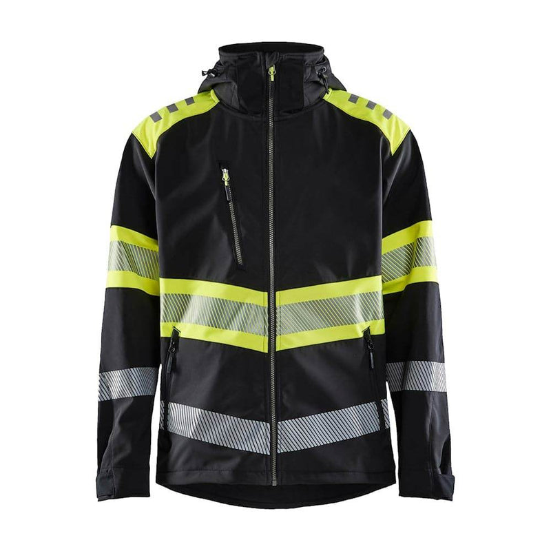 Blaklader 4494 Hi-Vis Softshell Jacket - HI-VIS JACKETS & COATS