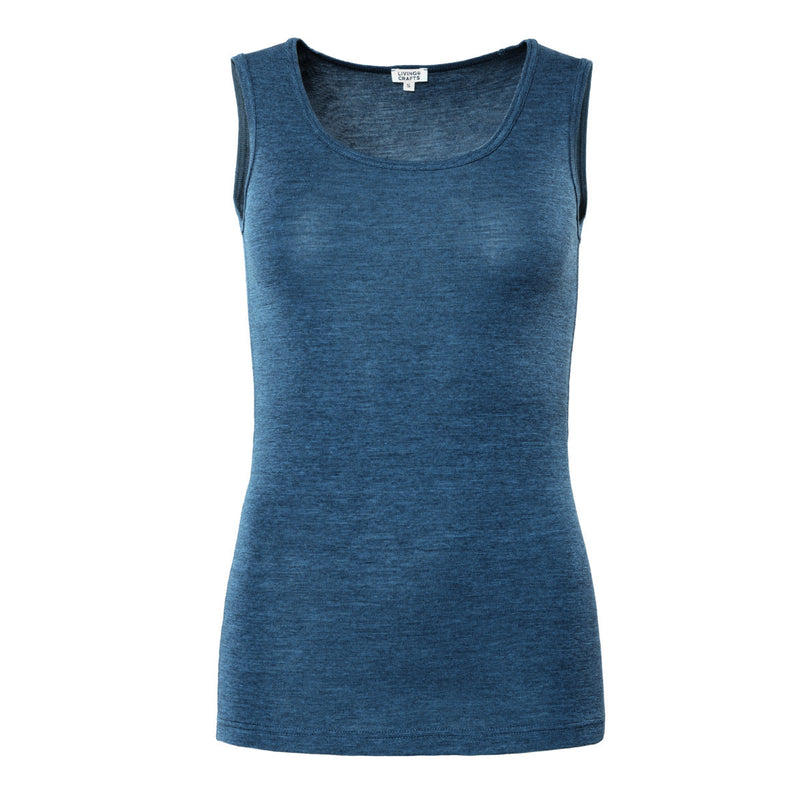 Wool & Organic Cotton Vest: Womens