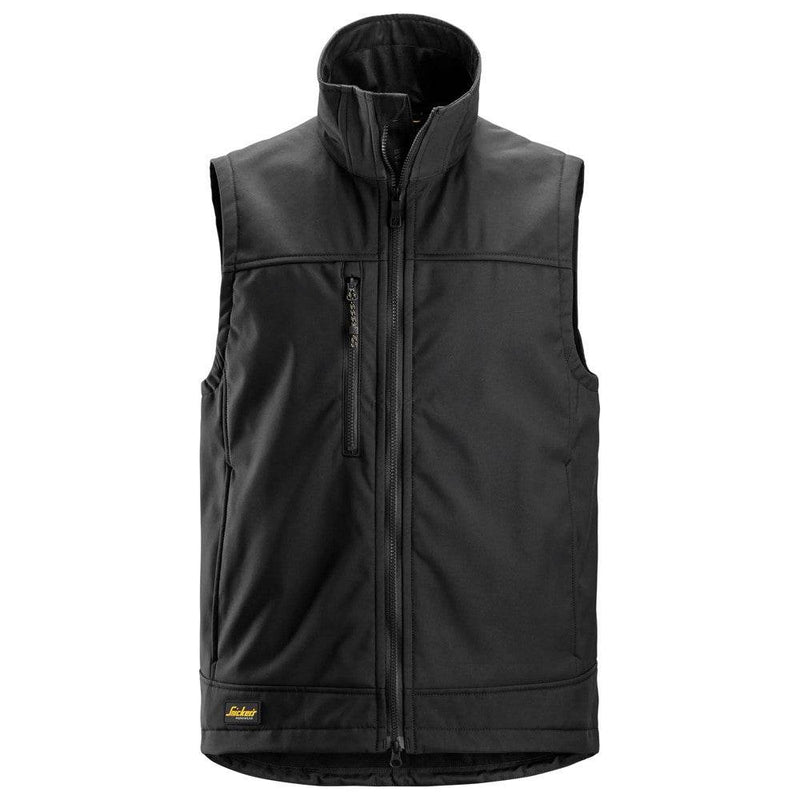 Snickers 4506 AllroundWork Softshell Stretch Vest - Apparel & Accessories > Clothing > Outerwear > Vests BODYWARMERS