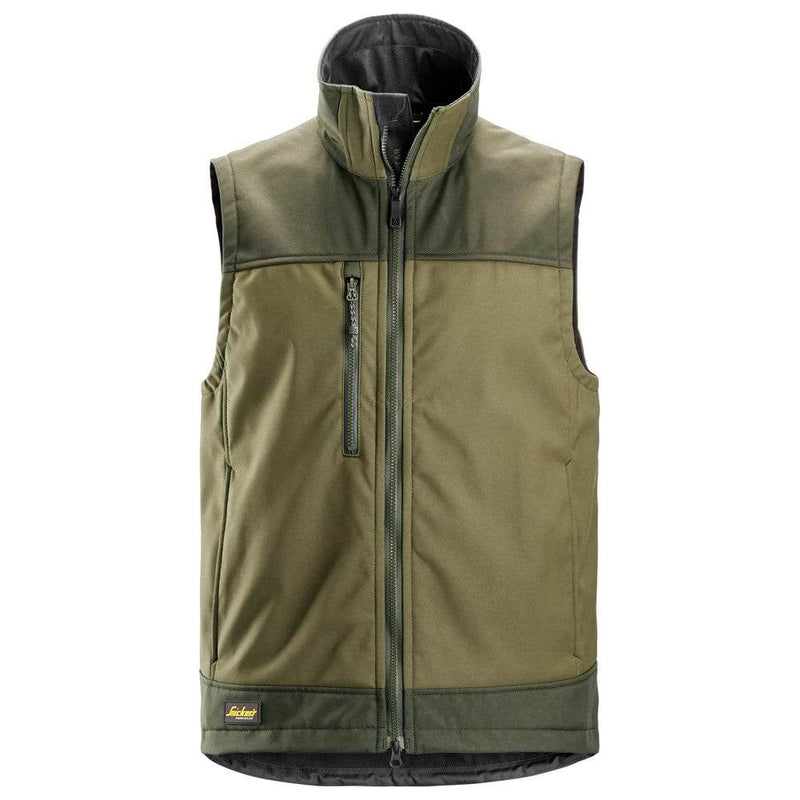Snickers 4506 AllroundWork Softshell Stretch Vest - Apparel & Accessories > Clothing > Outerwear > Vests BODYWARMERS