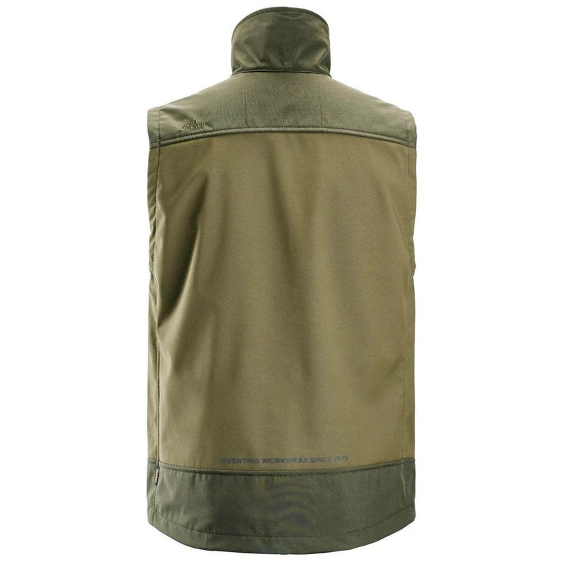 Snickers 4506 AllroundWork Softshell Stretch Vest - Apparel & Accessories > Clothing > Outerwear > Vests BODYWARMERS
