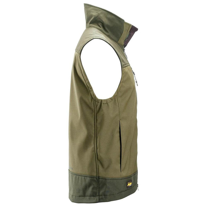 Snickers 4506 AllroundWork Softshell Stretch Vest - Apparel & Accessories > Clothing > Outerwear > Vests BODYWARMERS