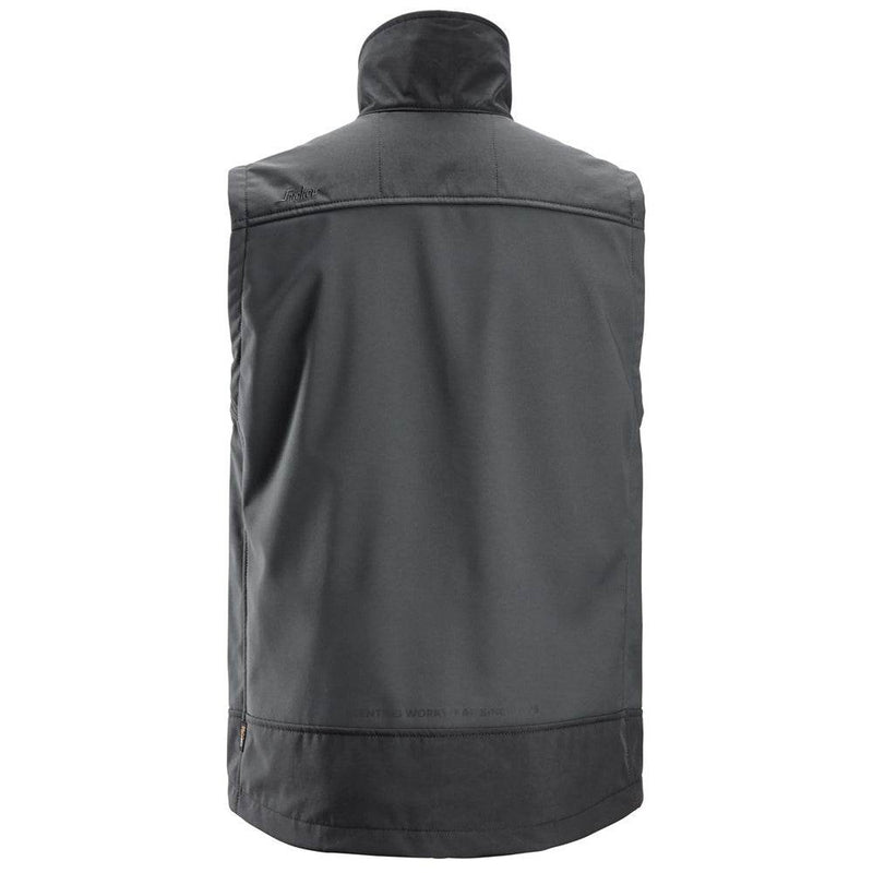 Snickers 4506 AllroundWork Softshell Stretch Vest - Apparel & Accessories > Clothing > Outerwear > Vests BODYWARMERS