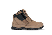 Mongrel 461 Side Zip Safety Boots W/Scuff Cap - STONE