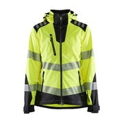 Blaklader 4791 Women's Hi-Vis Waterproof Stretch Softshell Jacket - WOMENS HI-VIS CLOTHING
