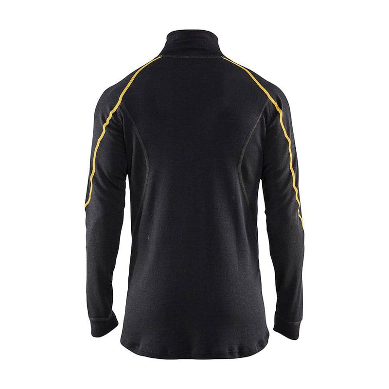 Blaklader 4796 Flame Resistant Underwear Top Half Zip, 68% Merino Wool - FLAME RETARDANT SHIRTS