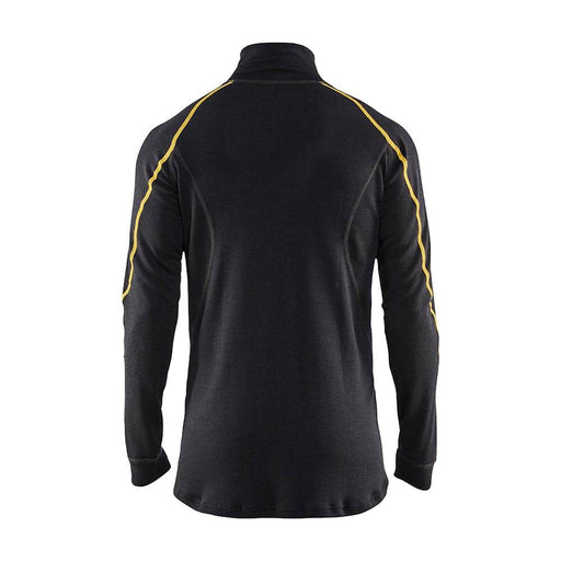 Blaklader 4796 Flame Resistant Underwear Top Half Zip, 68% Merino Wool - FLAME RETARDANT SHIRTS