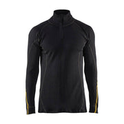 Blaklader 4796 Flame Resistant Underwear Top Half Zip, 68% Merino Wool - FLAME RETARDANT SHIRTS