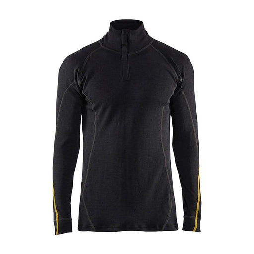 Blaklader 4796 Flame Resistant Underwear Top Half Zip, 68% Merino Wool - FLAME RETARDANT SHIRTS