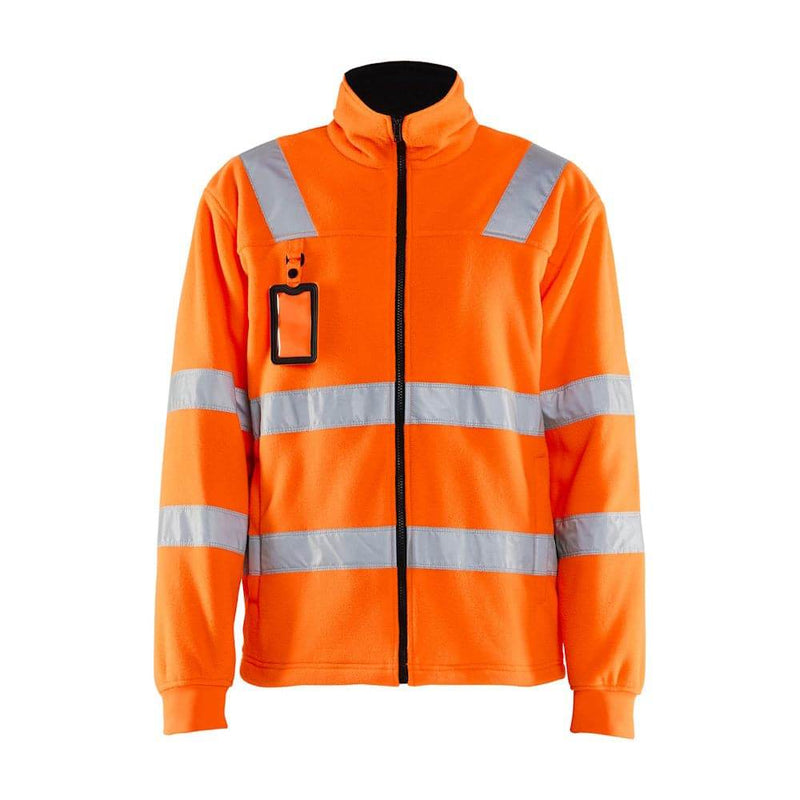 Blaklader 4833 Hi-Vis Full Zip Fleece Jacket - HI-VIS JACKETS & COATS